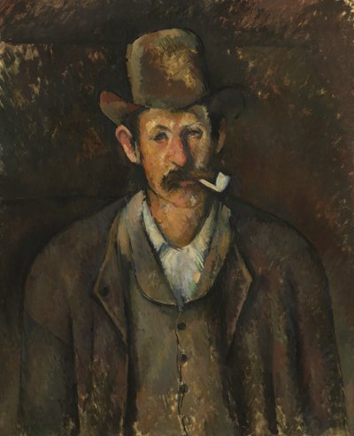 Hombre con pipa, c.1892-95 de Paul Cézanne